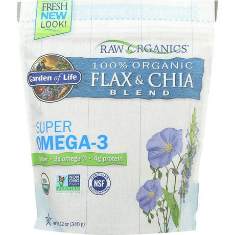 Garden of Life Garden of Life Raw Organics Flax & Chia Blend, 12 Oz