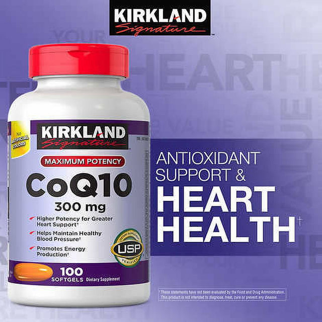 Kirkland Signature Coq10 300 Mg., 100 Softgels