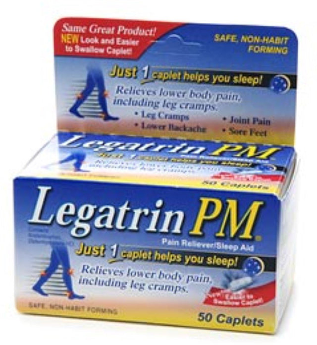 Legatrin PM Caplets 50 Caplets (Pack of 2)