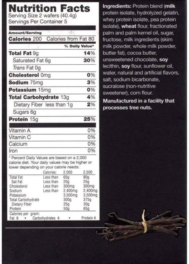 Ideal Protein Compatible Proti Fit High Protein Vanilla Wafer Bars