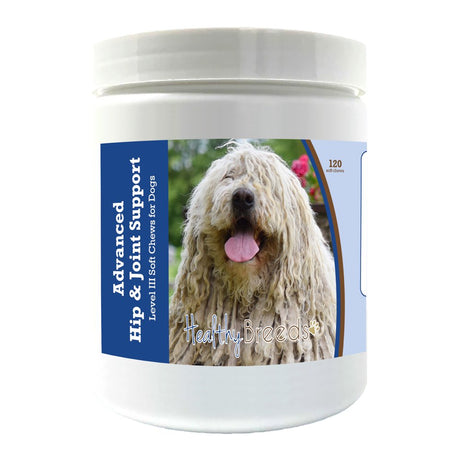 Healthy Breeds Komondorok Advanced Hip & Joint Support Level III Soft Chews for Dogs 120 Count
