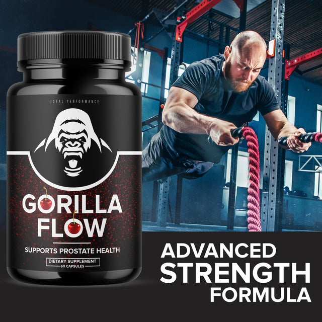 Gorilla Flow Men'S Health Support Dietary Supplement (5 Pack - 300 Capsules)