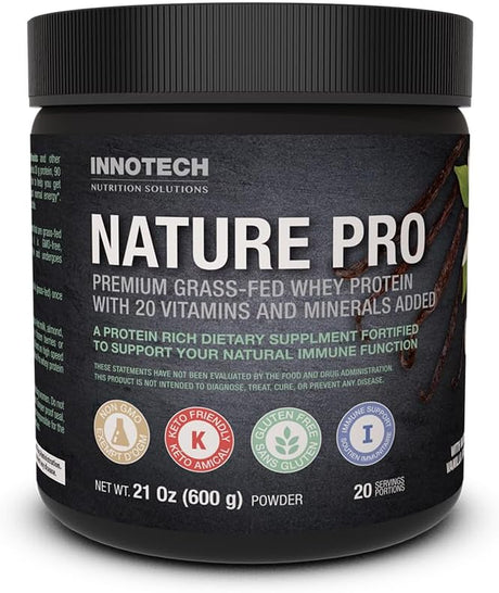 INNOTECH Nutrition: Naturepro (Whey + from Grass Fed Cows), Chocolate - 600 G
