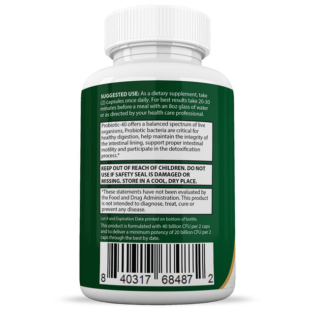 Keravita Max 40 Billion CFU Probiotic Nail Support 60 Capsules