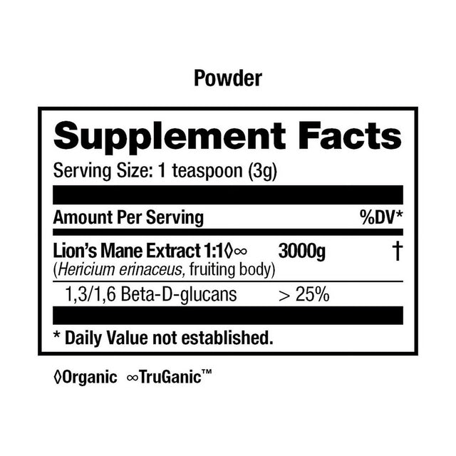Integrity Extracts Lion'S Mane - 60 G Powder