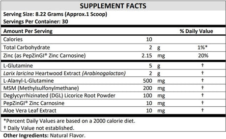 Healthy Gut Vegan Formula | with L-Glutamine and Clinically Proven Ingrediens | Supports Gut Permeability, Gastrointestinal Support, Helps Alleviate Stomach Discomfort and Boost Immunity*
