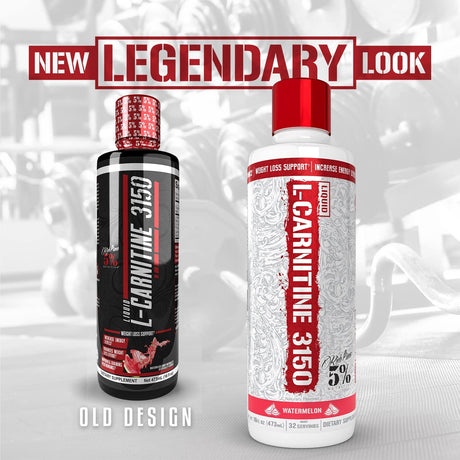 5% Nutrition Rich Piana Liquid L-Carnitine 3150 | Premium 4 Source Blend + GBB, the Super Carnitine (Watermelon Candy)