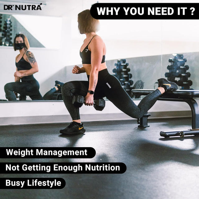 Dr.Nutra Women Weight Gainer for Increase Breast Muscle, Weight Gain and Mass Gain for Women - 500Gm , Chocolate Flavor