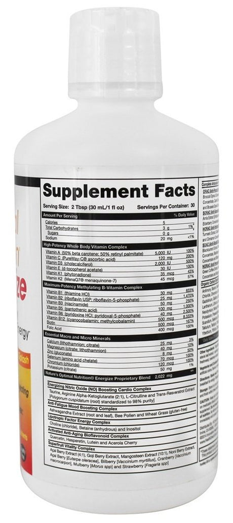 Health Direct - Nature'S Optimal Nutrition Liquid Multi Vitamin - 30 Fl. Oz.