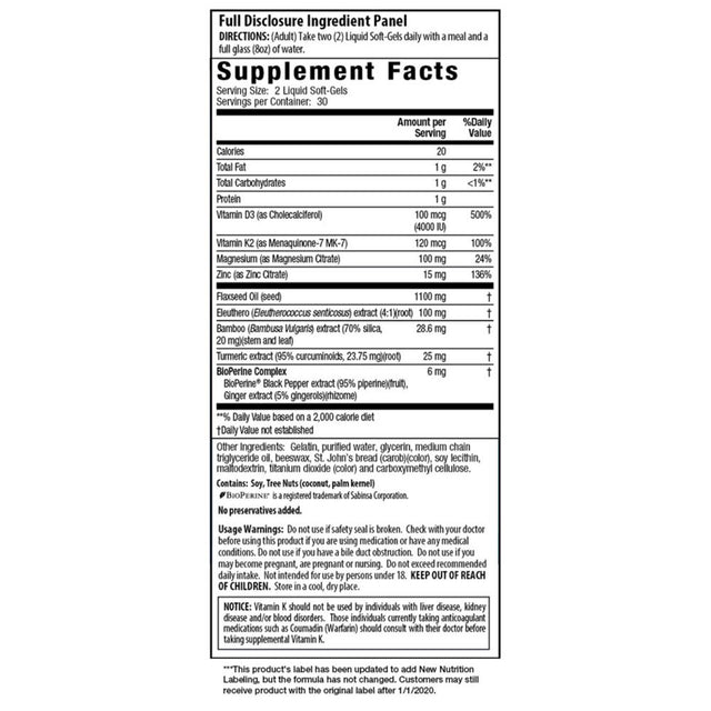 Irwin Naturals High Potency D3 & K2 Complex for Healthy Bones, 60 Liquid Softgels Bundle with a Irwin Naturals Pill Case