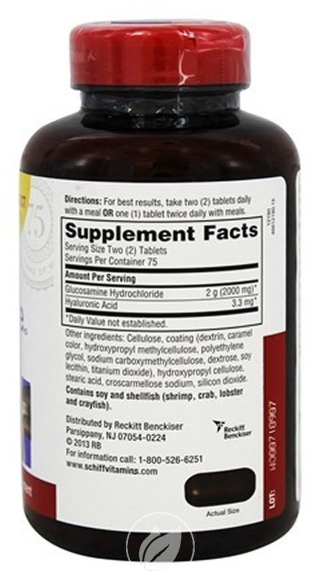 Glucosamine 150 Coated Tablets by Schiff/Bio Foods, Pack of 2