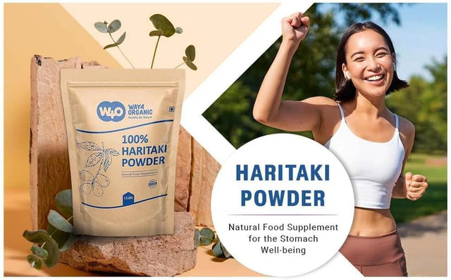 Haritaki Powder, Terminalia Chebula (Kadukkai), Best Detoxification - Way4Organic (2 Pounds)