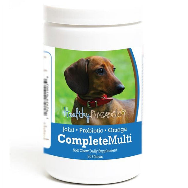 Healthy Breeds 192959010039 Dachshund All in One Multivitamin Soft Chew - 90 Count