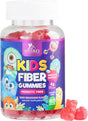 Kids Fiber Gummy Bears Supplement - Daily Prebiotic Fiber for Kids, Supports Regularity, Digestive Health & Immune Support, Nature'S Plant Based Chicory Root Vitamins, Vegan, Berry Flavor, 60 Gummies
