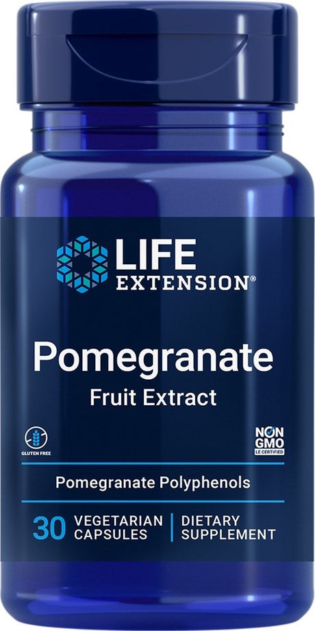 Life Extension Pomegranate Extract -- 30 Vegetarian Softgels