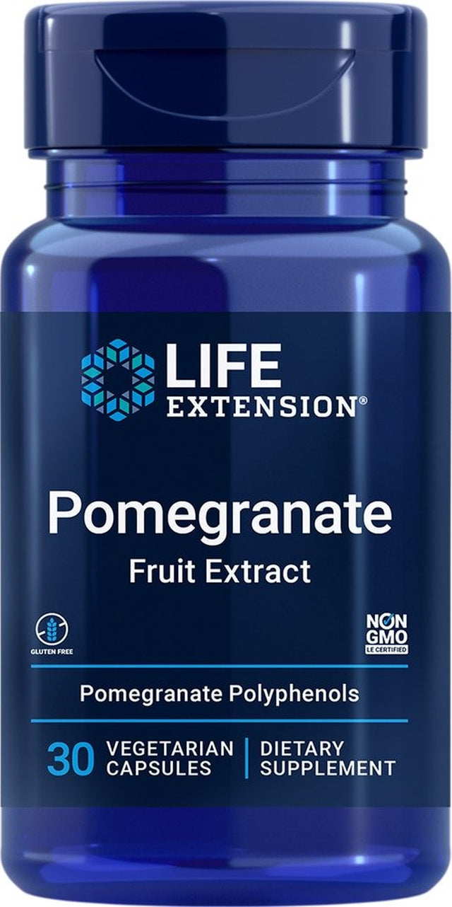 Life Extension Pomegranate Extract -- 30 Vegetarian Softgels