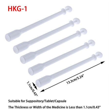 (HKG-1) 5 Pcs/Set Vaginal Applicator Lubricant Injector Syringe Lube Anal Nasal Launcher