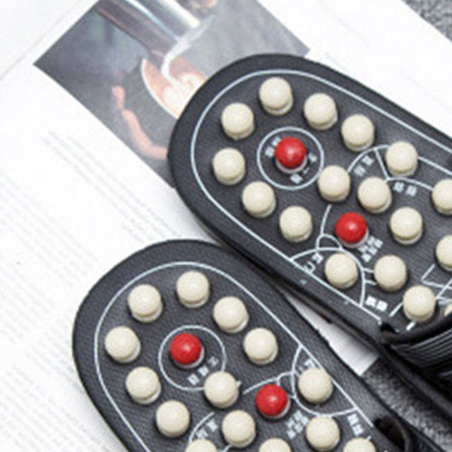 DERCLIVE Plantar Fasciitis Relief Massager, Foot Massage Slippers Sandals Mat for Men Women, Reflexology Foot Massager for Circulation