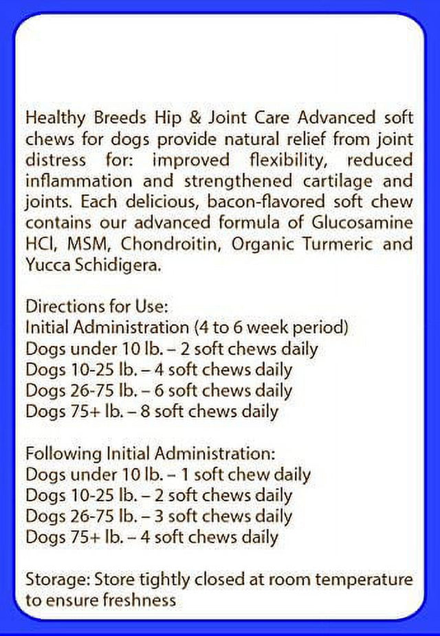 Healthy Breeds 840235153627 Great Dane Hip and Joint Care