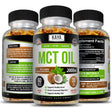 Kaya Naturals 3X 60Ct Pure MCT Oil 2000Mg, C8 C10 Weight Loss, Energy, Inflammation Capsules