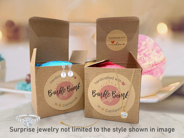 Ivy & Bauble Handmade Tropical Fruit Scent Jewelry Bath Bombs with Surprise Ring|Made in USA | No Paraben, No Preservatives, No Phosphate| Therapeutic Moisturizer for Bubble & Spa Bath| 8Oz- Size 5