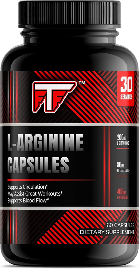 L-Arginine Capsules (Nitric Oxide Booster)