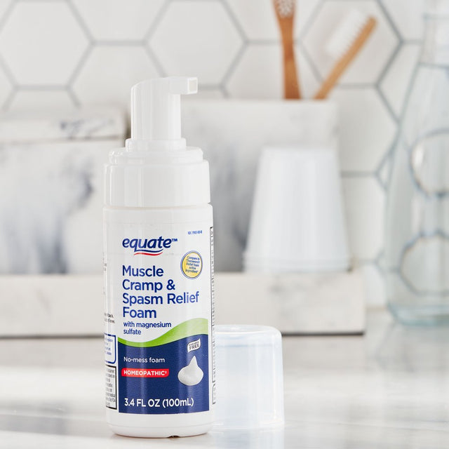 Equate Muscle Cramp & Spasm Relief Foam, 3.4 Fl Oz