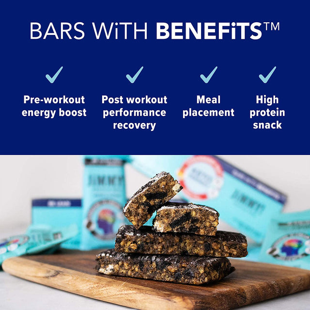 Jimmy! Keto Protein Bar, Keto Friendly, Blueberry Nut, 12 Count - Energy Bar with Low Net Carb, Low Sugar, Gluten Free