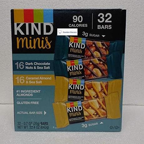 Kind Minis Variety Pack 32 Bar 22.4Oz 640G Box