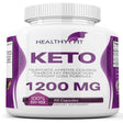 KETO BHB 1200Mg PURE Ketone FAT BURNER RAPID Weight Loss Diet Pills Ketosis 60 Capsules