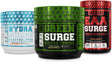 Green Surge Green Superfood Powder, Hydrasurge Electrolyte Hydration Supplement, EAA Surge EAA Supplement