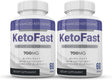 (Official) Keto Fast 700, Strong Advanced Formula, 1300Mg, Made in the USA, (2 Bottle Pack), 60 Day Supply
