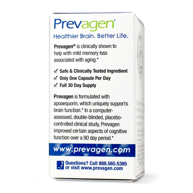 Prevagen Regular Strength Capsules Improves Memory 30 Ea
