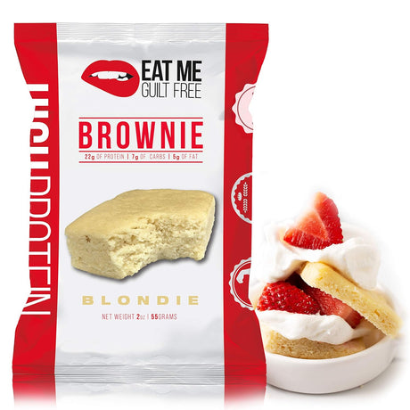 High Protein Brownie - Blondie Brownie (12 Brownies)