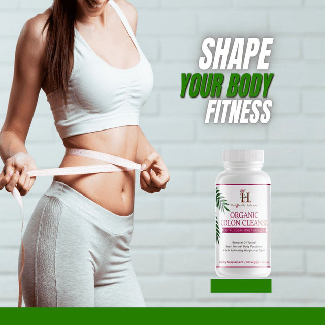 Heal Health Health , Organic Colon Cleanse , 60 Veggie Capsules , 5Oz