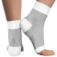 KEMFORD Ankle Compression Sleeve - 20-30Mmhg Open Toe Compression Socks for Swelling, Plantar Fasciitis, Sprain, Neuropathy - Brace for Women and Men
