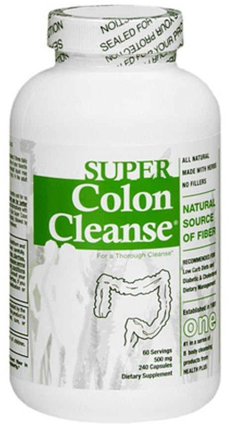 Health plus Super Colon Cleanse, Capsules 240 Ea (Pack of 4)