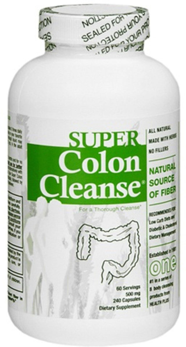 Health plus Super Colon Cleanse, Capsules 240 Ea (Pack of 4)