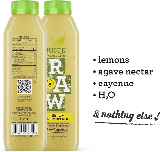 3-Day Juice Cleanse with Coconut Fusion + Shots by Juice from the RAW® - Most Popular Juice Cleanse/Detox / 100% Raw Cold-Pressed Juices (18 Bottles + 10 Shots)