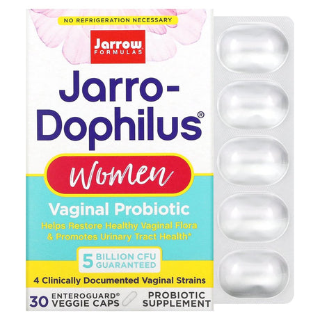 Jarro-Dophilus, Vaginal Probiotic, Women, 5 Billion, 30 Veggie Caps, Jarrow Formulas