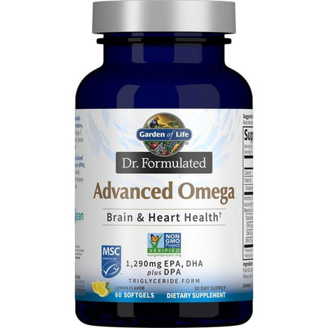 Garden of Life - Dr. Formulated Advanced Omega Lemon - 60 Softgels