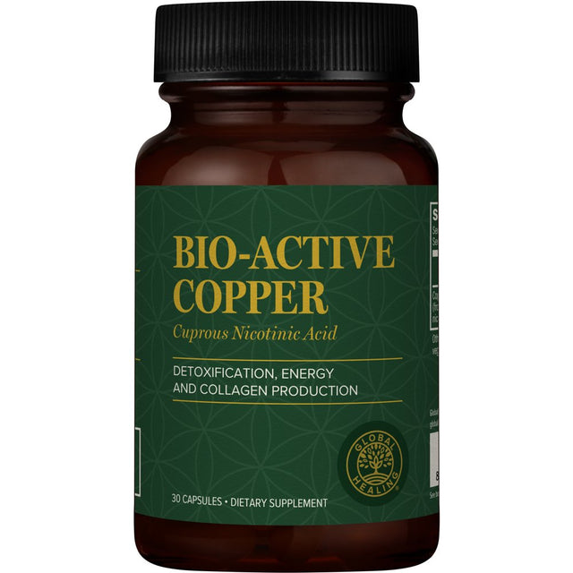 Global Healing Cu1 Micro-Activated Copper Supplement - 30 Capsules