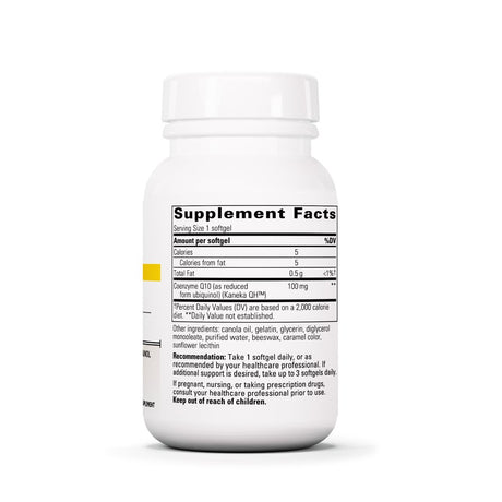 Integrative Therapeutics - UBQH 100 Mg - Patented Stabilized Reduced Ubiquinol - Coq10 Supplement with Sunflower Lecithin - Supports Cellular Energy and General Health* - Dairy Free - 60 Softgels