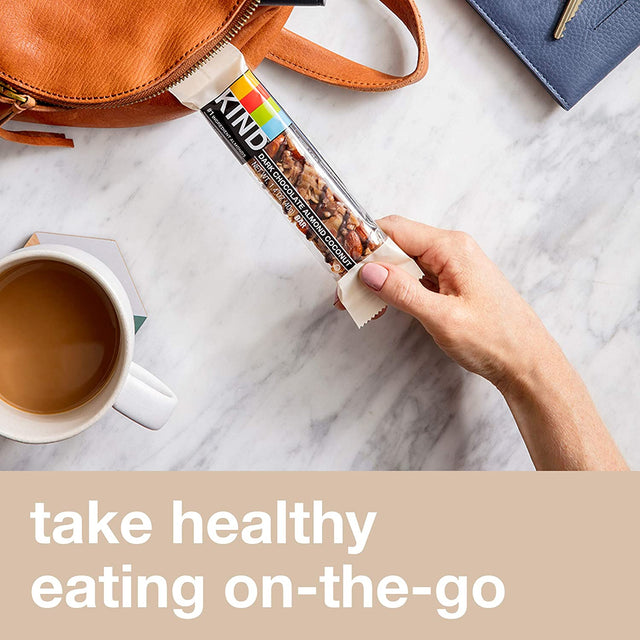 KIND Bars, Dark Chocolate Almond & Coconut, Healthy Snacks, Gluten Free, 24 Count