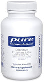 Pure Encapsulations Digestive Enzymes Ultra with Betaine Hcl | Vegetarian Digestive Enzymes to Support Protein, Carbohydrate, Fat, Fiber, and Dairy Digestion* | 180 Capsules