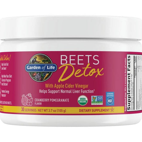 Garden of Life Beets Detox with Apple Cider Vinegar - Cranberry Pomegranate