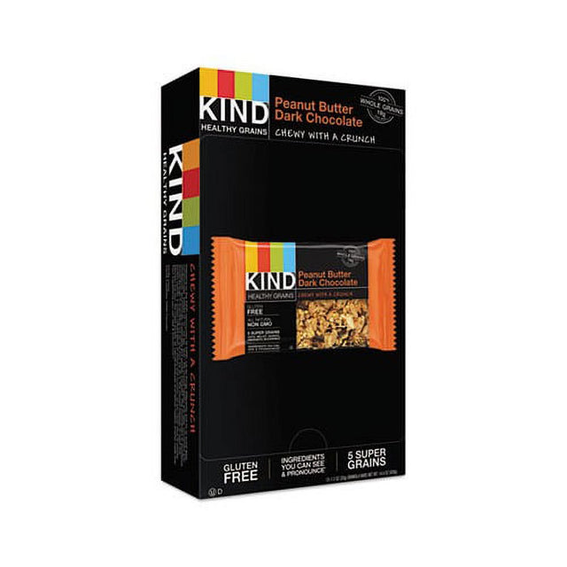 KIND Healthy Grains Bars, Peanut Butter Dark Chocolate, Gluten Free KIND Healthy Grains Bars, Peanut Butter Dark Chocolate, Gluten Free