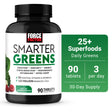 Force Factor Smarter Greens Tablets, Greens Superfood Supplement, 90 Tablets