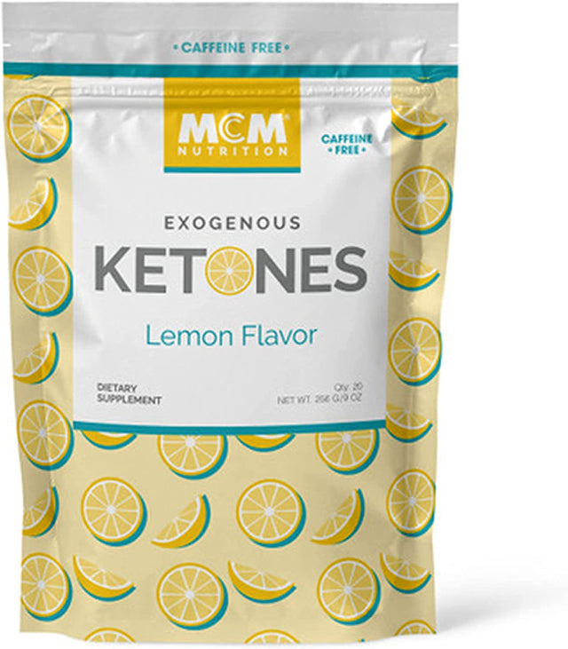 Exogenous Ketones Powder and BHB - Caffeine Free (Lemon) Keto Drink Mix & Fast Acting Ketosis Packets - Ketone Drink for Ketosis - Ketones Supplement for Ketosis (20 Keto Packets)