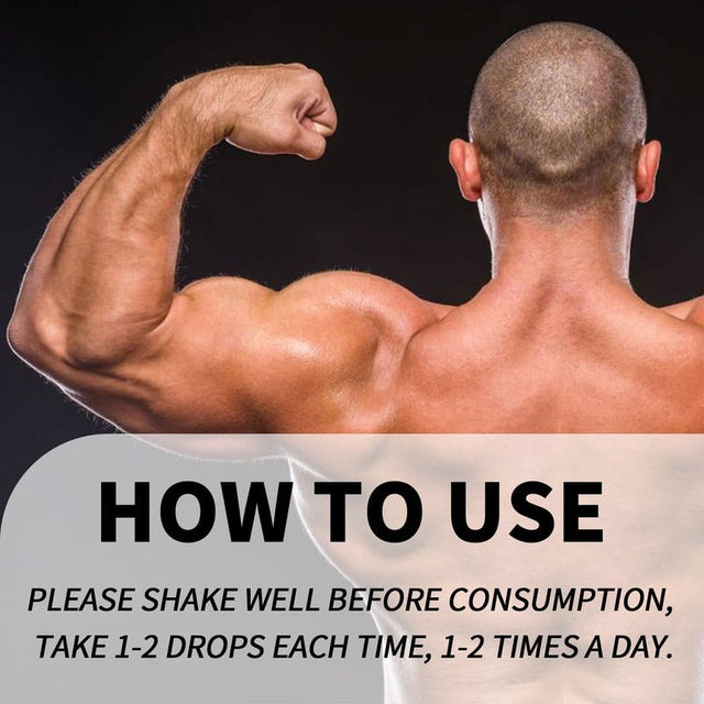 All-In-One Supplement Drops, Booster Liquid Drops Men, Man Boost Supplement Fast Absorption Boost Drops(3 PCS)